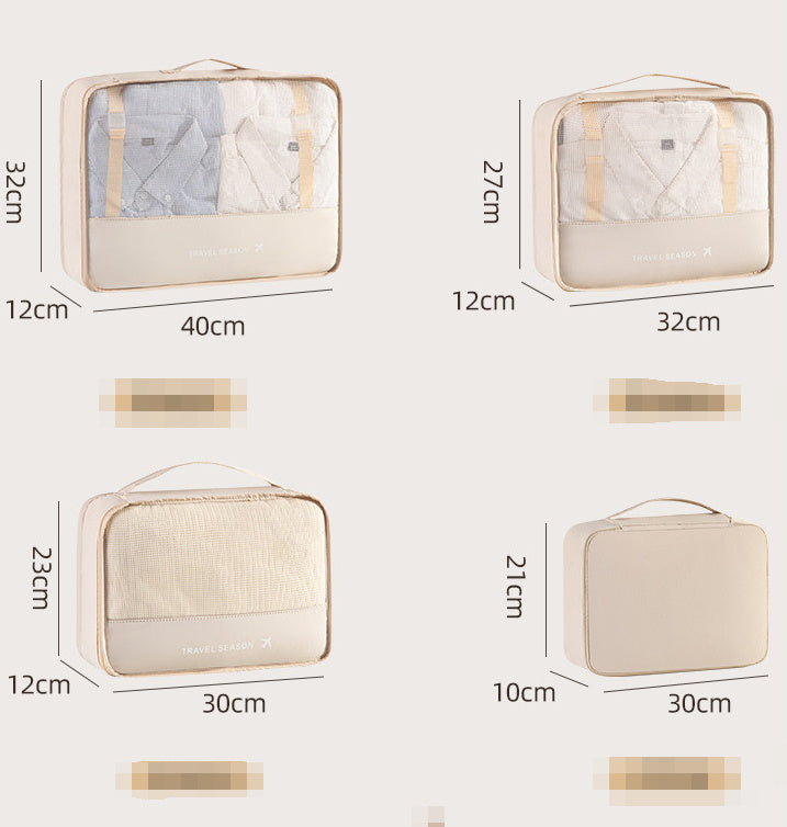 Organized Travel Cubes Set (7 pcs)