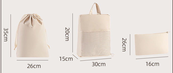 Organized Travel Cubes Set (7 pcs)