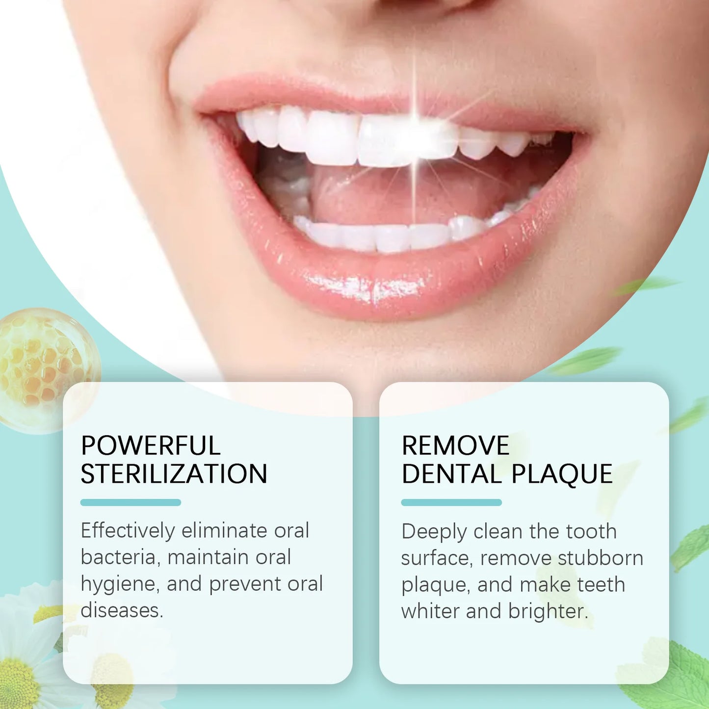 OralHoe Teeth Cleaning Mousse – Whitens, Fresh Breath, Removes Yellow Stains