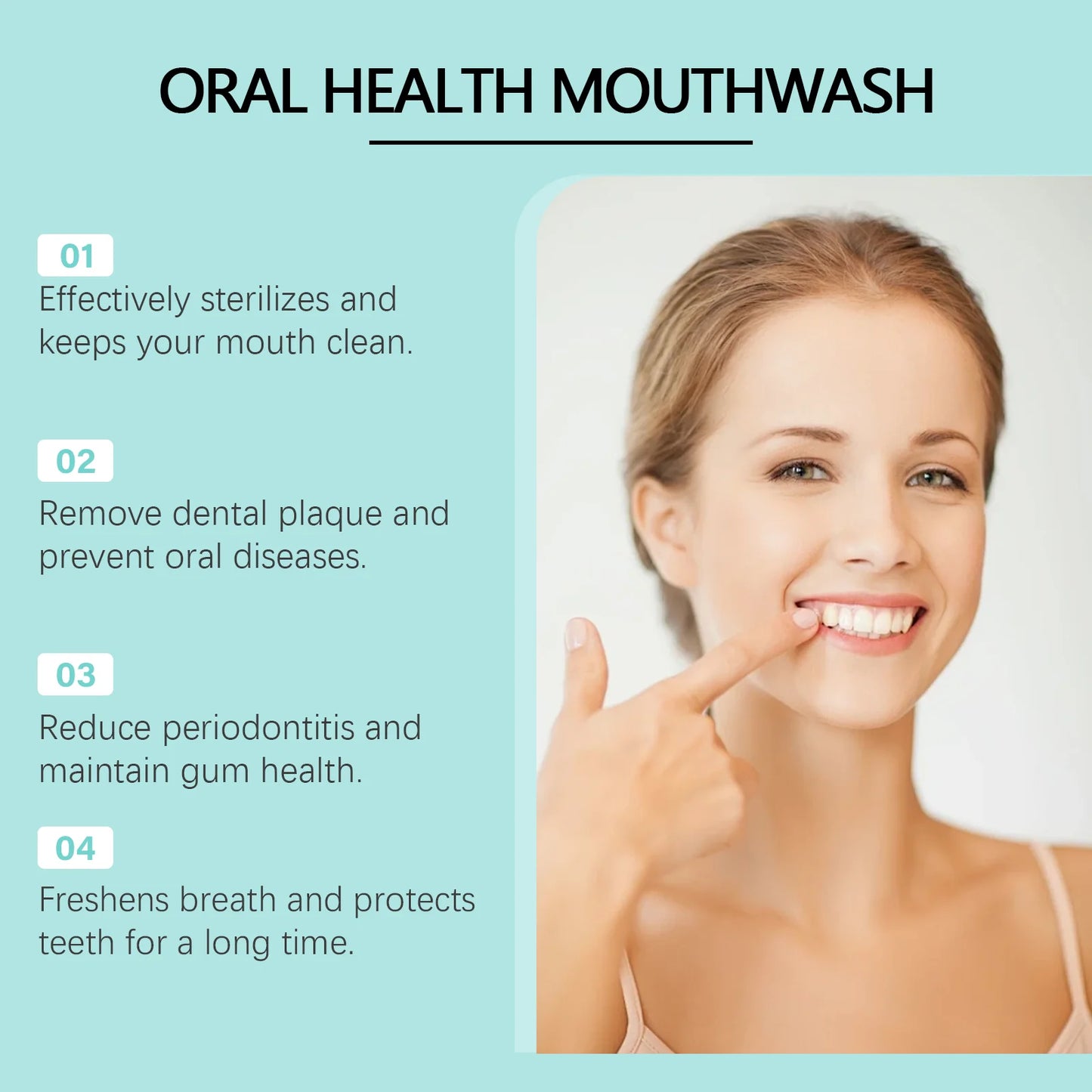 OralHoe Teeth Cleaning Mousse – Whitens, Fresh Breath, Removes Yellow Stains