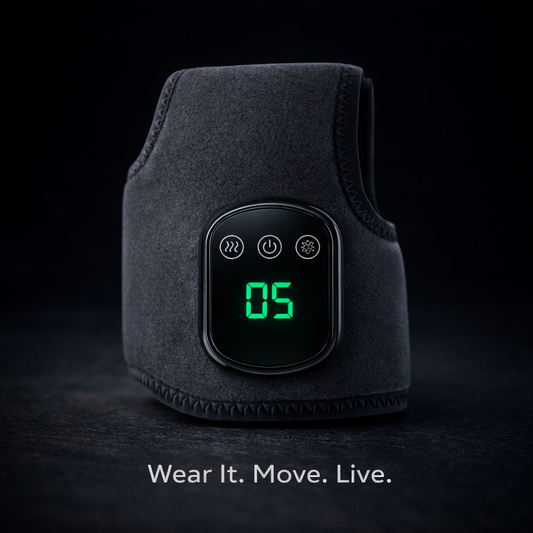 <strong> "The ankle has no natural pump. No single pad fixes that. EMSense wraps the entire joint — Heat, EMS, and Compression working in one 15-minute cycle — because half-coverage is why nothing has worked."