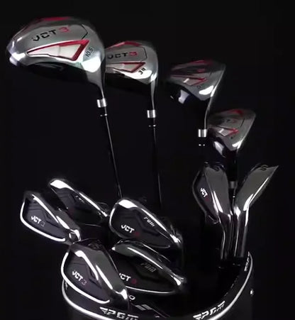 Portable Right Handed Mallet Style Golf Clubs with Bag and Accessories