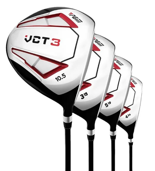 Portable Right Handed Mallet Style Golf Clubs with Bag and Accessories