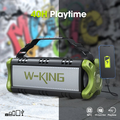 W-KING 50W Bluetooth Speaker: The Ultimate Outdoor Party Powerhouse