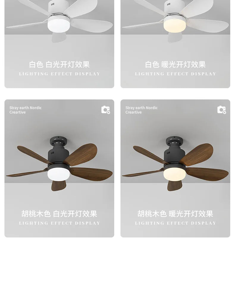 AirGlow™ 2-in-1 LED Bulb Fan with Remote – Socket Ceiling Fan Light for Home/Bedroom