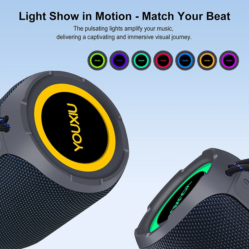 40W Portable Bluetooth Speaker – Power and Portability for Any Adventure