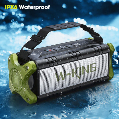 W-KING 50W Bluetooth Speaker: The Ultimate Outdoor Party Powerhouse