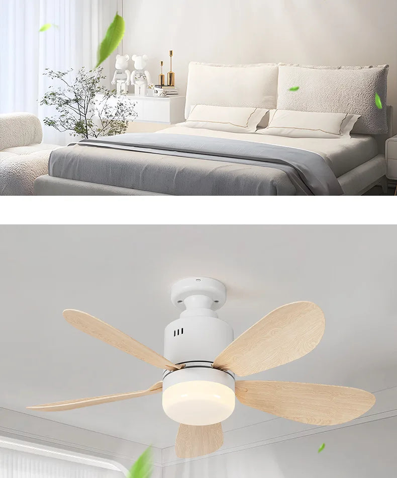AirGlow™ 2-in-1 LED Bulb Fan with Remote – Socket Ceiling Fan Light for Home/Bedroom