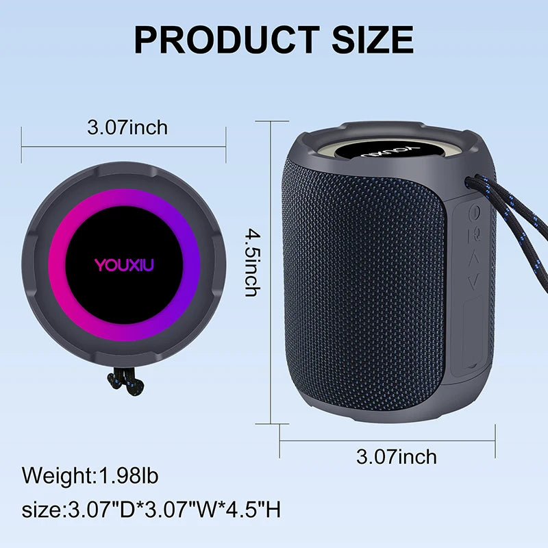 40W Portable Bluetooth Speaker – Power and Portability for Any Adventure