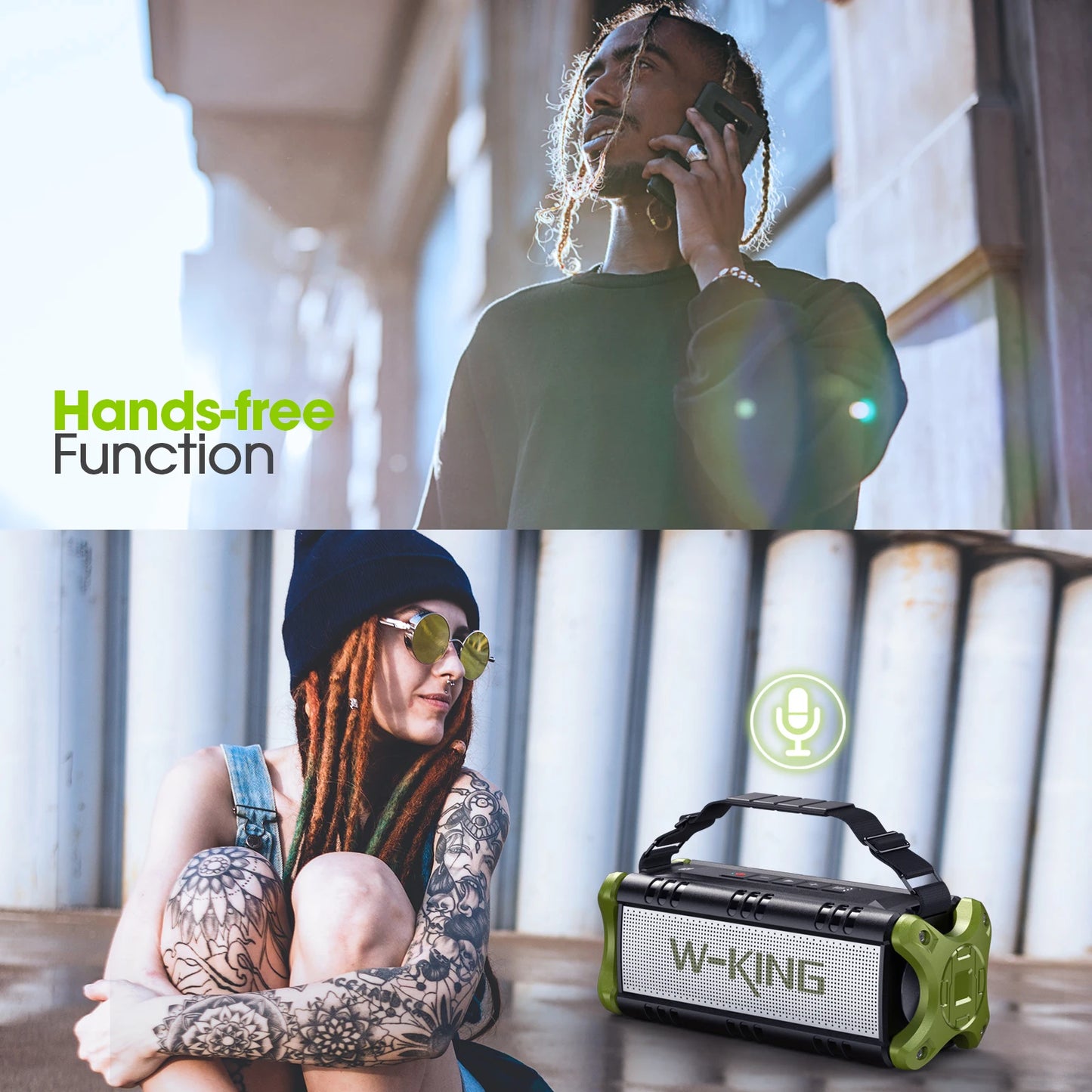 W-KING 50W Bluetooth Speaker: The Ultimate Outdoor Party Powerhouse